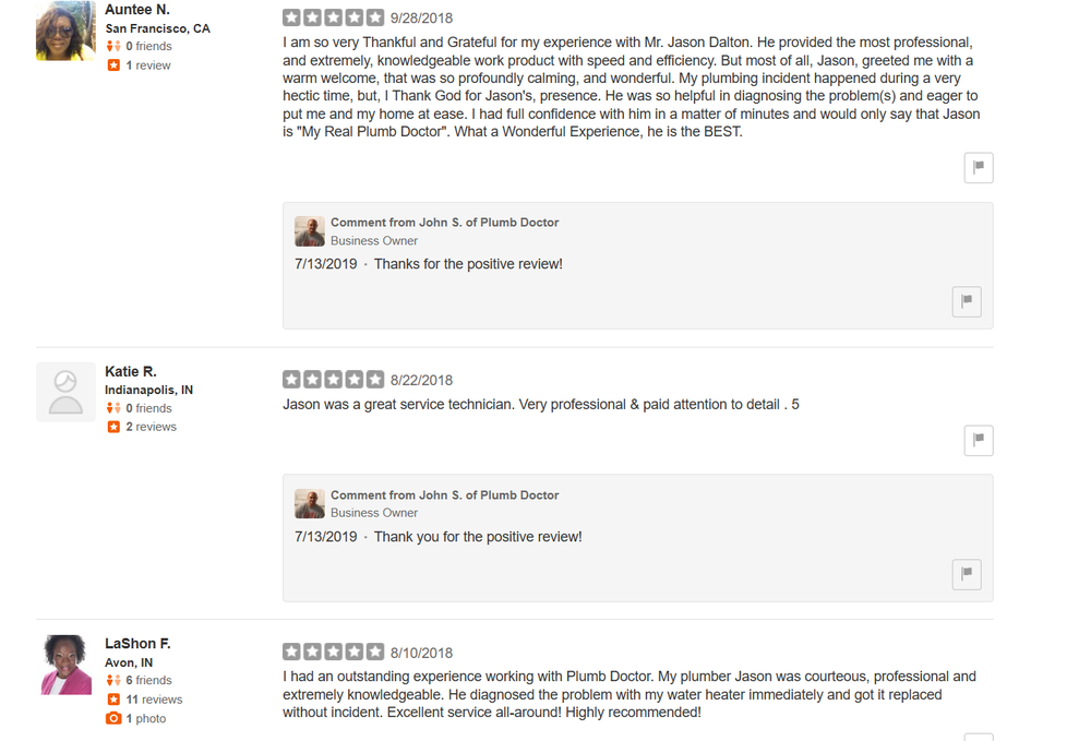 Slide of Plumb Doctor