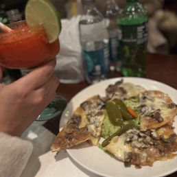 Best combo since PB&J Carne Nachos and strawberry margaritas!