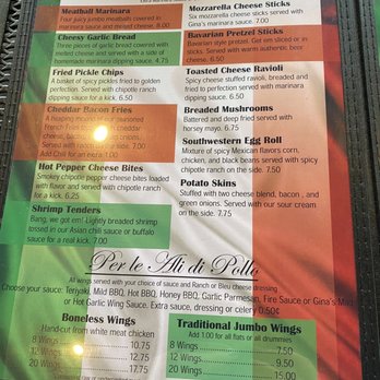 Gina's Italian Kitchen & Tavern - Menu - Italian Near Me - Hamilton, Ohio Gina's Italian Kitchen & Tavern - Menu - Italian Near Me - Hamilton, Ohio