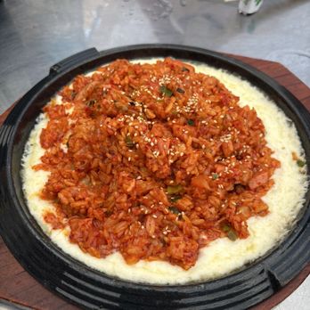 Joo Pocha - Kimchi fried Rice with Cheese - Korean Near Me - Los Angeles, California Joo Pocha - Kimchi fried Rice with Cheese - Korean Near Me - Los Angeles, California