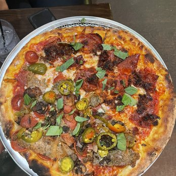 Zoli's NY Pizza - 1/2 honey bastard 1/2 heim time - Pizza Near Me - Addison, Texas Zoli's NY Pizza - 1/2 honey bastard 1/2 heim time - Pizza Near Me - Addison, Texas
