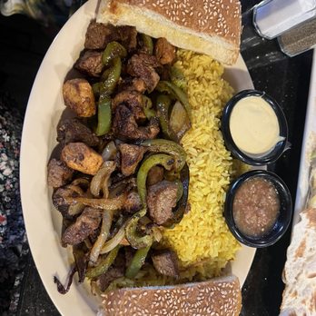 Hadramout Restaurant - Chicken and beef combo - Hookah Bars Near Me - Fresno, California Hadramout Restaurant - Chicken and beef combo - Hookah Bars Near Me - Fresno, California