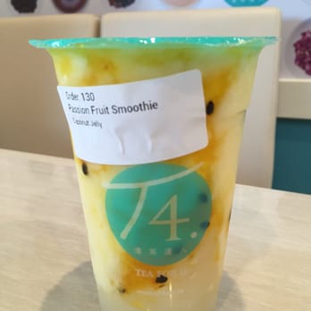 T4 - Passion fruit smoothie- so good - Bubble Tea Near Me - Sacramento, California