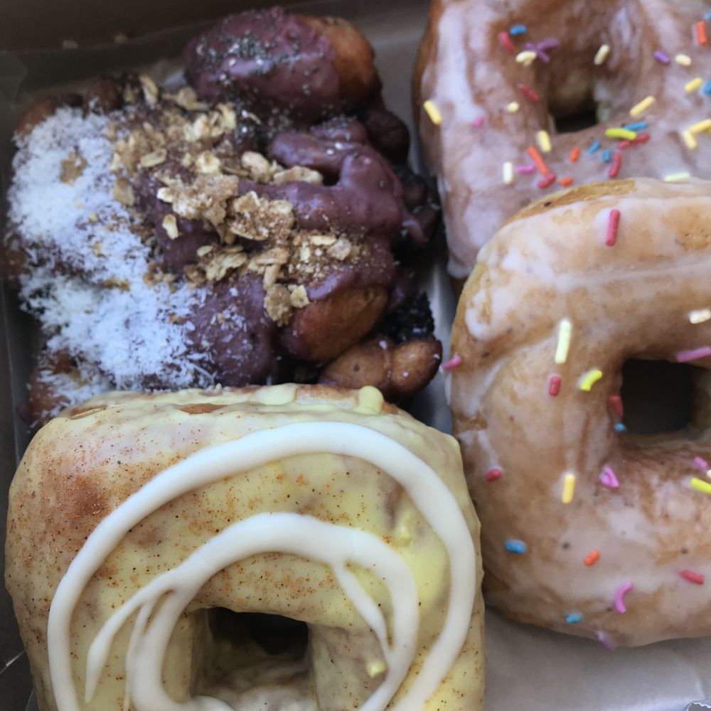 Little Vessels Donuts - A fritter and a daily cleanse donut...which actually works! LOL! Oh, those other two are runts, which didn't quite make the list, but good - Donuts Near Me - Honolulu, Hawaii Little Vessels Donuts - A fritter and a daily cleanse donut...which actually works! LOL! Oh, those other two are runts, which didn't quite make the list, but good - Donuts Near Me - Honolulu, Hawaii