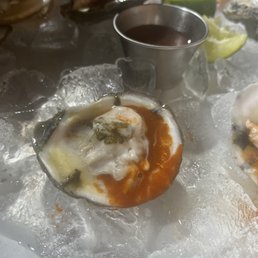 Not even cleaned tried to add hot sauce and extra lemon to re-hydrate Not even cleaned tried to add hot sauce and extra lemon to re-hydrate