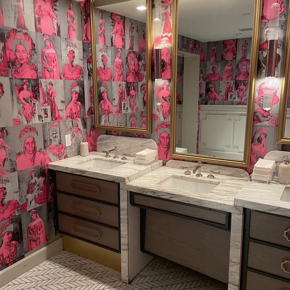 Catbird - Women's restroom decor - Tapas/Small Plates Near Me - Dallas, Texas Catbird - Women's restroom decor - Tapas/Small Plates Near Me - Dallas, Texas