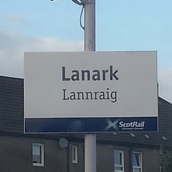 Lanark Railway Station - Exactly what it says on the tin!