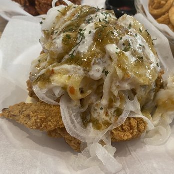 CM Chicken - 2. Garlic Soy Chicken with snow onion - Korean Near Me - Columbus, Ohio