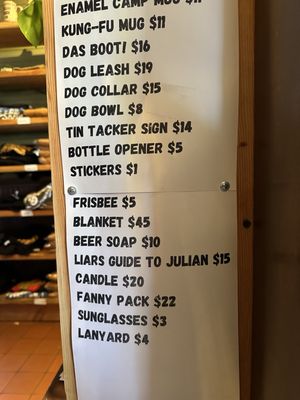 Menu photo 5 Julian Beer Company Julian, CA Menu photo 5 Julian Beer Company Julian, CA