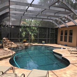 Jennings Screens - Pool enclosure re screen