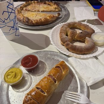 Pretzel & Pizza Creations - Build Your Own Cheese Pizza, pretzel dog, Chocolate Chip Pretzel - Pizza Near Me - Frederick, Maryland Pretzel & Pizza Creations - Build Your Own Cheese Pizza, pretzel dog, Chocolate Chip Pretzel - Pizza Near Me - Frederick, Maryland