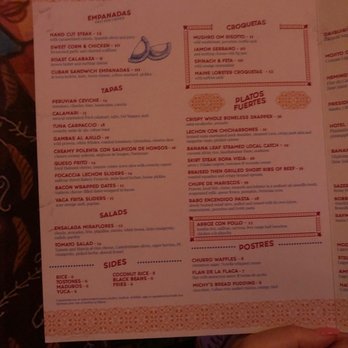 Cafe La Trova - Menu - Cocktail Bars Near Me - Miami, Florida