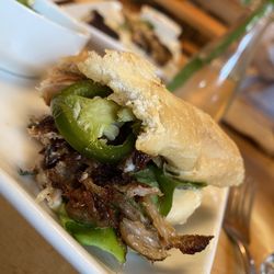 Yum Yum Noodle Bar - Woodstock - Braised pork Bahn Mi Sandwich