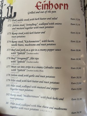 Menu photo 4 Weinkeller Einhorn Esslingen, BW Menu photo 4 Weinkeller Einhorn Esslingen, BW