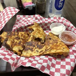 Gratitude Cafe and Takeout - Cheeseburger quesadilla
