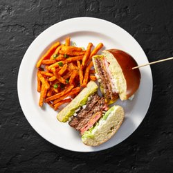 Jackson Square Grill - Double Cheeseburger