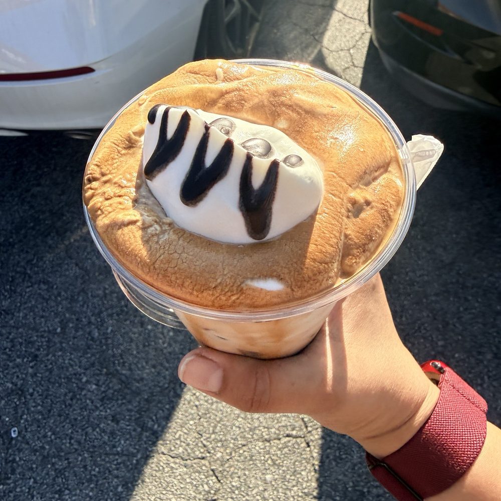 Iced mocha cream top