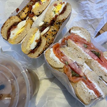 Black Sheep Bagel Cafe - Lox 2.0 Caprese Toast - Bagels Near Me - Cambridge, Massachusetts