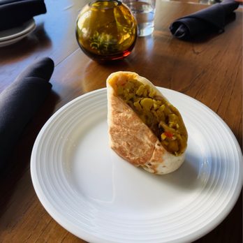 Palm & Ember - Breakfast Burrito ($9) - they only gave me half??? - Breakfast & Brunch Near Me - San Jose, California