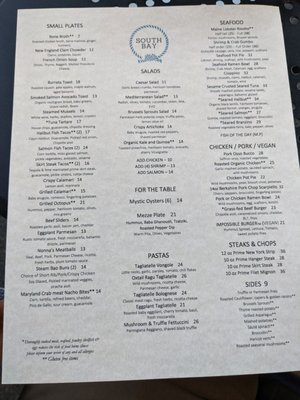 Menu photo 2 South Bay Greenwich, CT Menu photo 2 South Bay Greenwich, CT