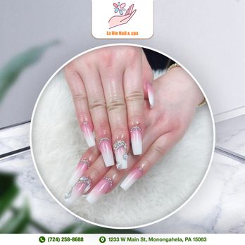 La Vie Nails - !!
Embrace the gradient trend with ombre nails that exude elegance and style. - Nail Salons Near Me - Monongahela, Pennsylvania La Vie Nails - !!
Embrace the gradient trend with ombre nails that exude elegance and style. - Nail Salons Near Me - Monongahela, Pennsylvania