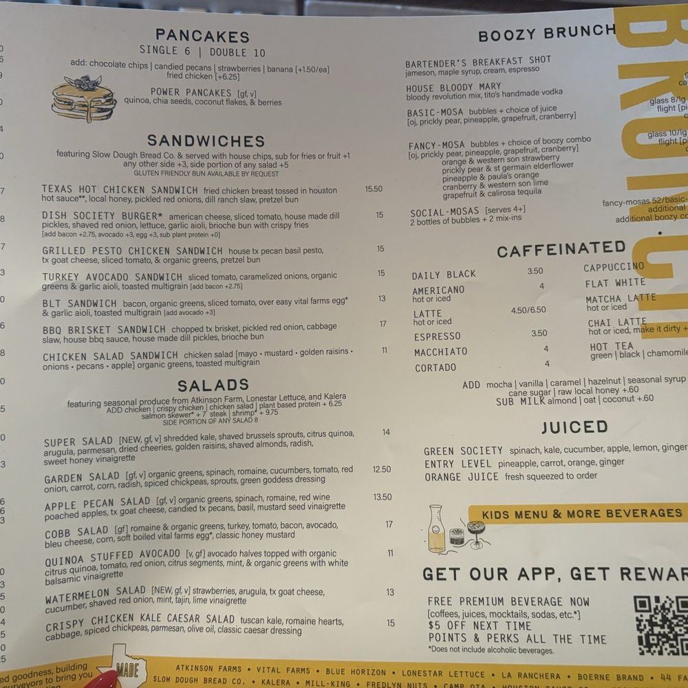 Dish Society - Menu - Breakfast & Brunch Near Me - Houston, Texas Dish Society - Menu - Breakfast & Brunch Near Me - Houston, Texas