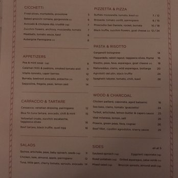 Cecconi's - Menu - Italian Near Me - Barcelona, B Cecconi's - Menu - Italian Near Me - Barcelona, B