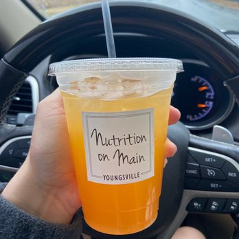 Nutrition on Main - Mango Tango lit tea - Bubble Tea Near Me - Youngsville, North Carolina Nutrition on Main - Mango Tango lit tea - Bubble Tea Near Me - Youngsville, North Carolina