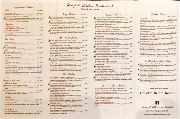Menu photo 7 Bangkok Garden Virginia Beach, VA Menu photo 7 Bangkok Garden Virginia Beach, VA