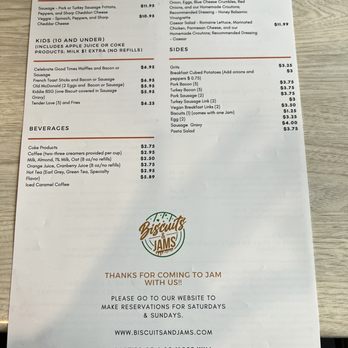 Biscuits & Jams - Menu - Breakfast & Brunch Near Me - Bartlett, Tennessee Biscuits & Jams - Menu - Breakfast & Brunch Near Me - Bartlett, Tennessee