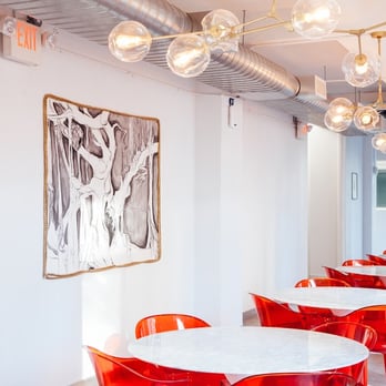 Workville - Cafe featuring members artwork - Shared Office Spaces Near Me - New York, New York