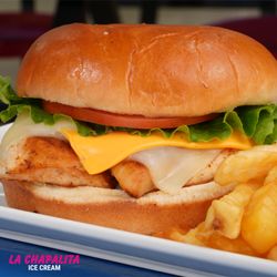La Chapalita Ice Cream - Chicken Burger