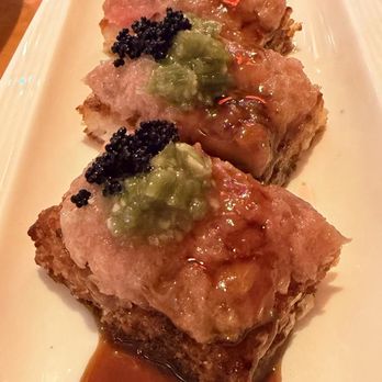 Sushi Tanuki - O toro rice crispies - Sushi Bars Near Me - Las Vegas, Nevada Sushi Tanuki - O toro rice crispies - Sushi Bars Near Me - Las Vegas, Nevada