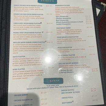 Odeh’s Mediterranean Kitchen - Menu - Mediterranean Near Me - High Point, North Carolina