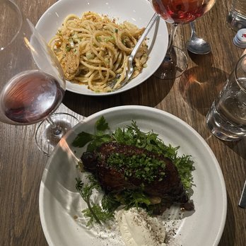 The Little Club - Braised Chicken + Seasonal Pasta Dish - both light and spectacular! - Wine Bars Near Me - Buffalo, New York The Little Club - Braised Chicken + Seasonal Pasta Dish - both light and spectacular! - Wine Bars Near Me - Buffalo, New York