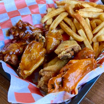 Super Shack - Chicken Wings with fries - Seafood Near Me - Rowlett, Texas
