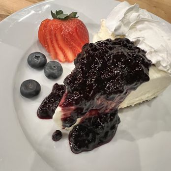 Chet's Bar and Grill - Huckleberry Cheesecake - American Near Me - Big Sky, Montana Chet's Bar and Grill - Huckleberry Cheesecake - American Near Me - Big Sky, Montana