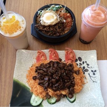 Noodles Pho U - Cubed beef with tomato rice and bubble teas - Vietnamese Near Me - Lombard, Illinois