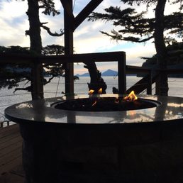 One of the areas to sit and enjoy the view