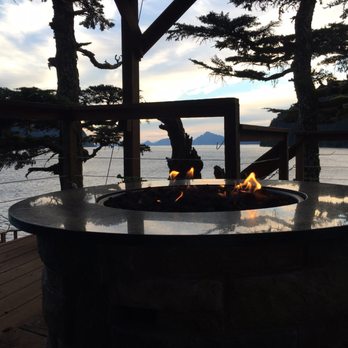 Orca Island Cabins - One of the areas to sit and enjoy the view - Hiking Near Me