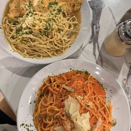 Chicken francese and alla vodka Chicken francese and alla vodka