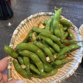 Ha Ha Sushi - Spicy Garlic Edamame - Sushi Bars Near Me - Santa Maria, California