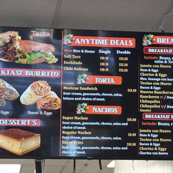 Taqueria Los Pericos - Menu - Mexican Near Me - Campbell, California