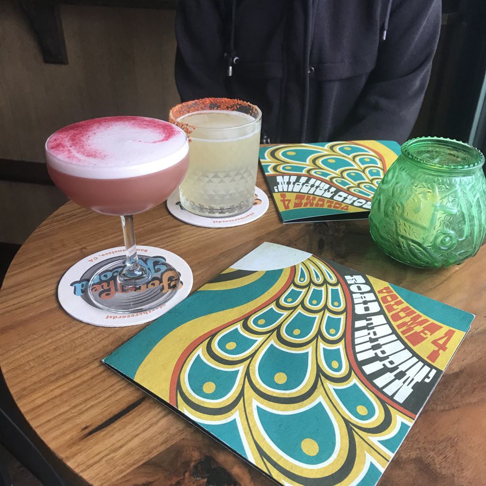 For The Record - Blackberry Beret (Front) and Lovely Day (Back) - Cocktail Bars Near Me - San Francisco, California