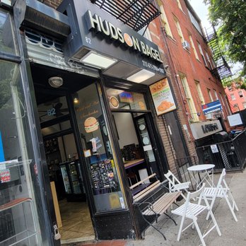 Hudson Bagels - the outside of a restaurant - Bagels Near Me - New York, New York Hudson Bagels - the outside of a restaurant - Bagels Near Me - New York, New York
