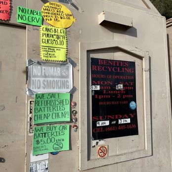 Benites Recycling - Recycling tips, for the customers here - Recycling Center Near Me - Lancaster, California