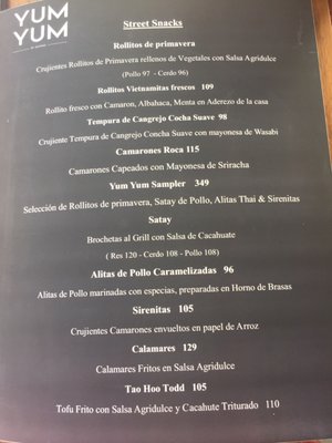 Menu photo 8 Yum Yum San Lorenzo Ometepec, PUE Menu photo 8 Yum Yum San Lorenzo Ometepec, PUE