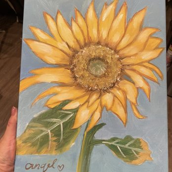 Art Class Arcadia - Milly/Frank Arts Studio - Sunflower! - Art Classes Near Me - Sierra Madre , California