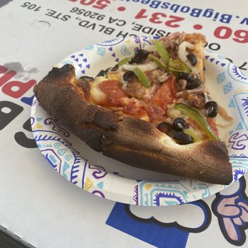 Big Bob's Best Pizza - Burnt crust. - Pizza Near Me - Oceanside, California