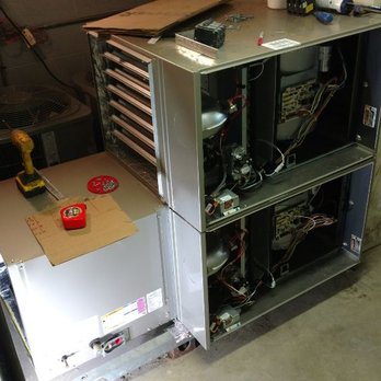 Custom Seasons Heating & Cooling - During are install we took a picture of this twin furnace - Heating & Air Conditioning/HVAC Near Me Custom Seasons Heating & Cooling - During are install we took a picture of this twin furnace - Heating & Air Conditioning/HVAC Near Me